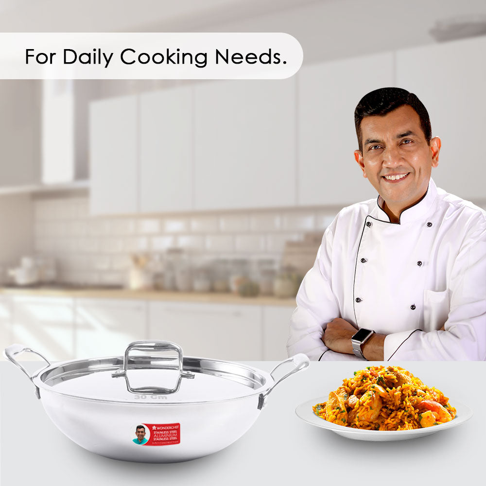 Nigella Triply Casserole with SS Lid 22 cm