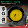Ferro Light 24cm Kadhai | 2.3L | Acacia Wooden Handles | Gravity Moulding Technology | No Chemical Coating