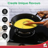 Ferro Light 24cm Kadhai | 2.3L | Acacia Wooden Handles | Gravity Moulding Technology | No Chemical Coating