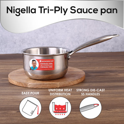 Nigella Triply Sauce Pan 14 cm