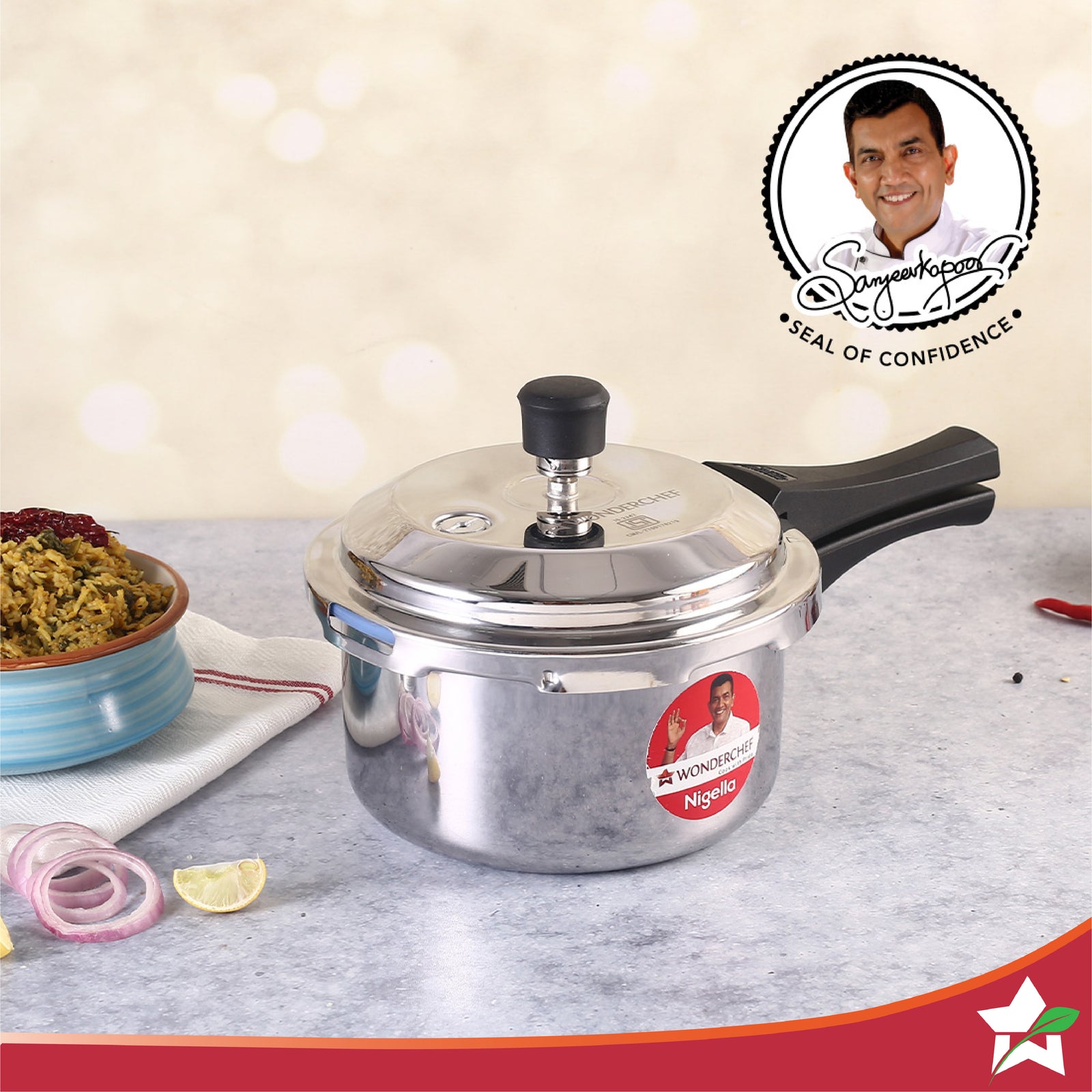 Nigella Pressure cooker 3L Black