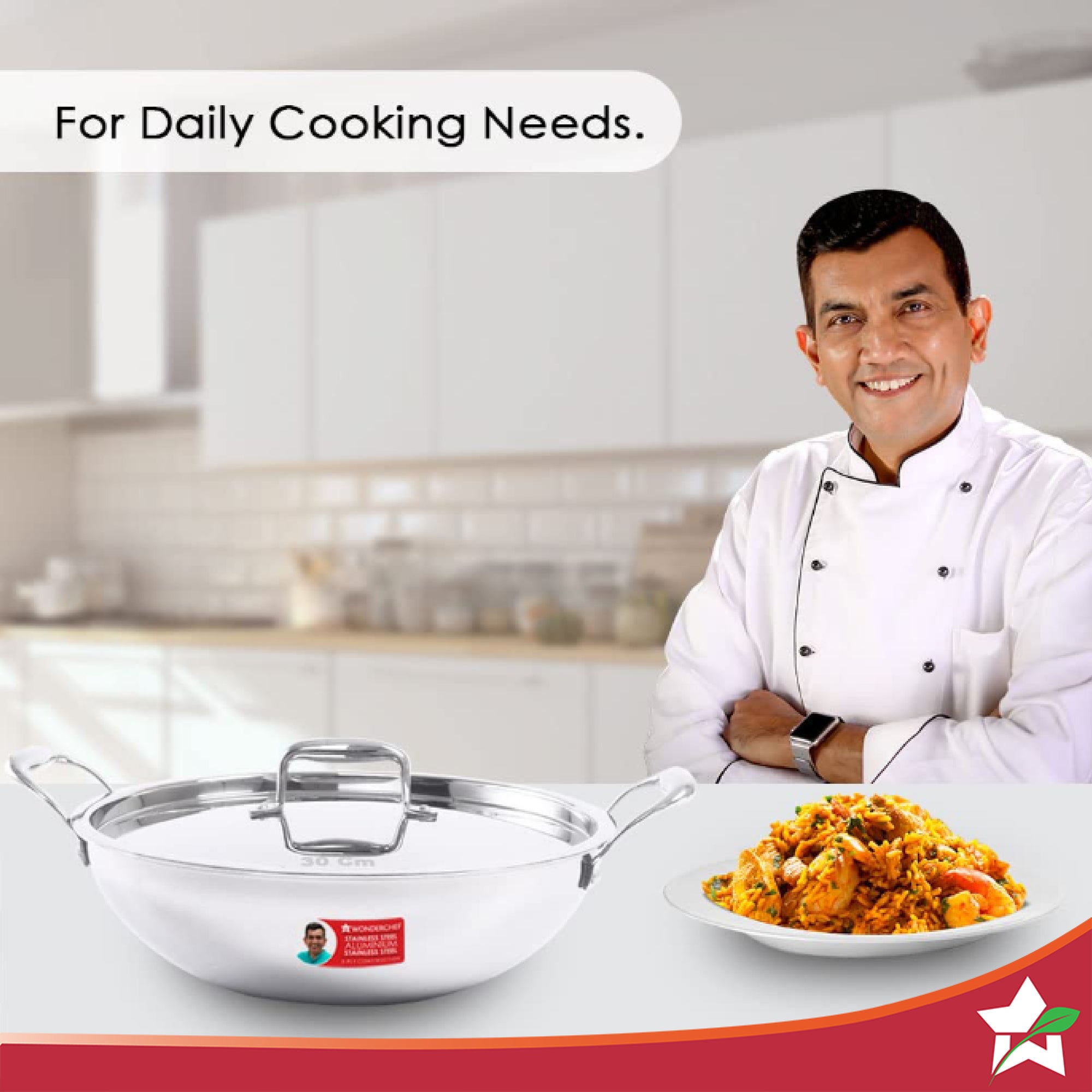 Nigella Triply Kadhai 24cm