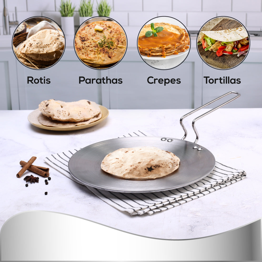 Nigella Triply Concave Roti Tawa 26 cm