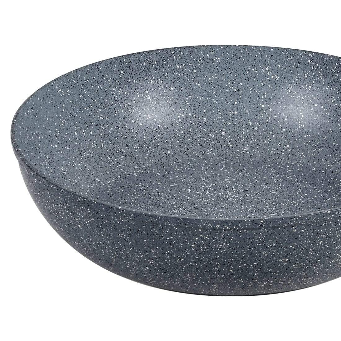 Granite Non-stick Wok, Induction, 26cm, Grey