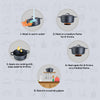 Forza Cast-iron Casserole With Lid 25cm, 4.7L, 3.8mm