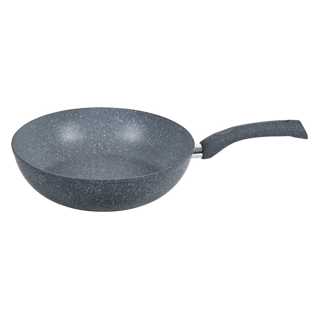 Wonderchef Granite 24Cm Wok With Lid