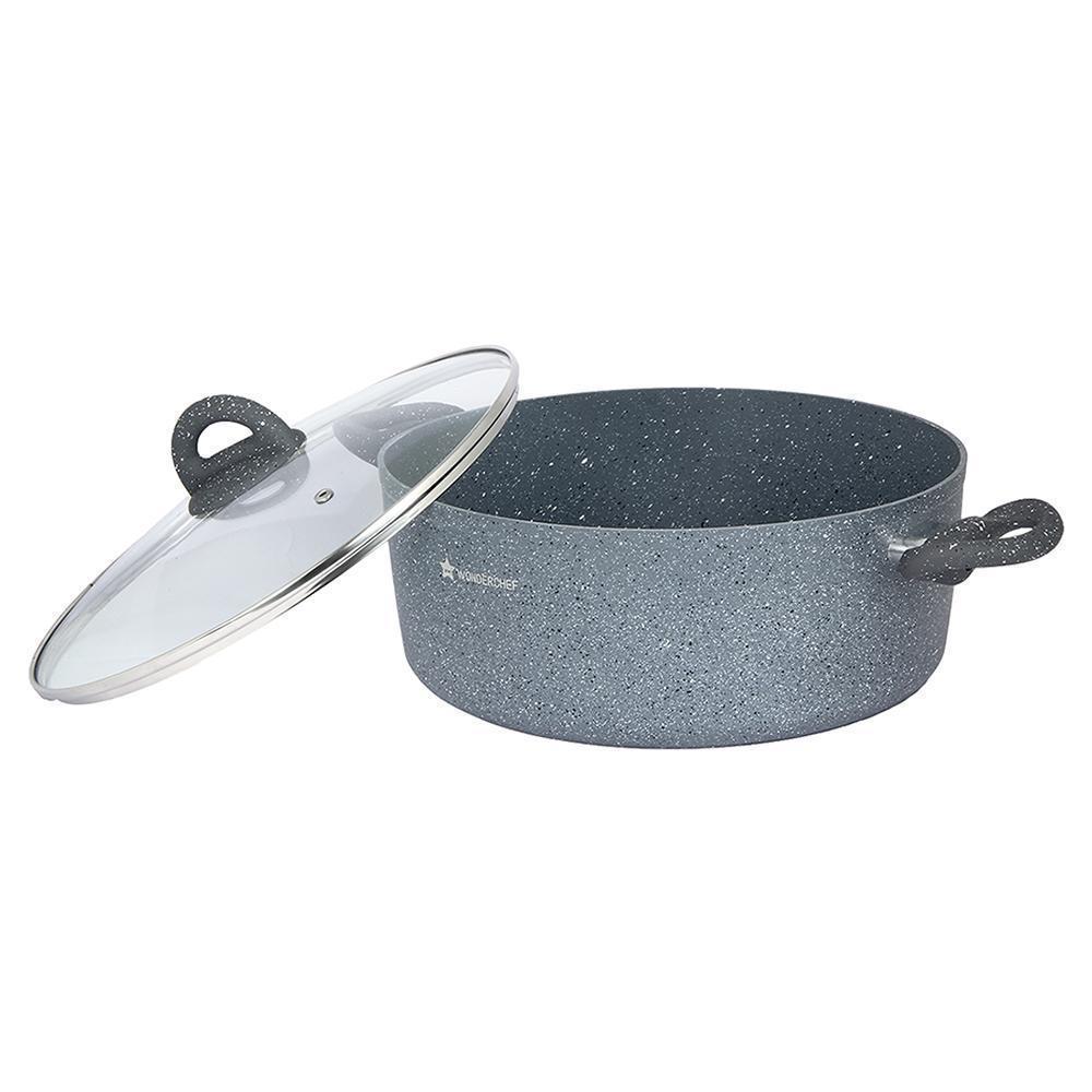 Wonderchef Granite Casserole With Lid 24 Cm