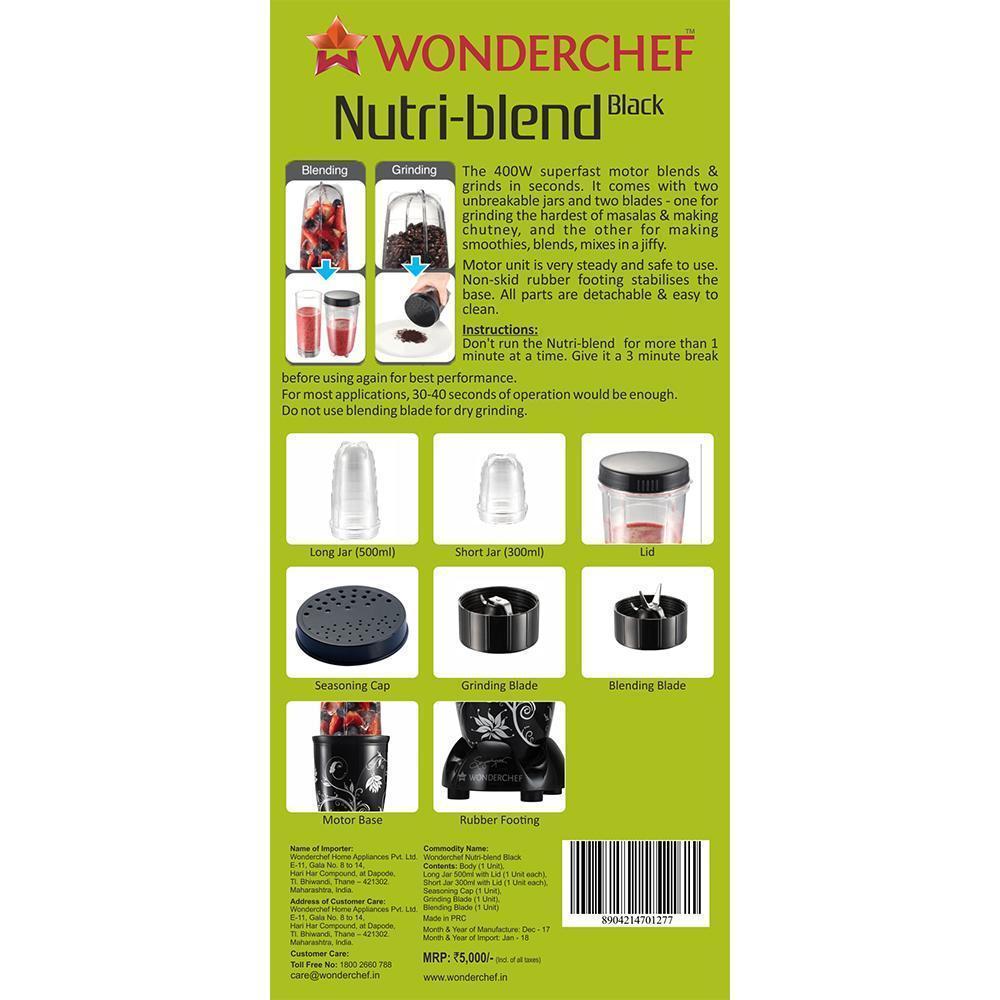 Wonderchef Nutri-Blend Black