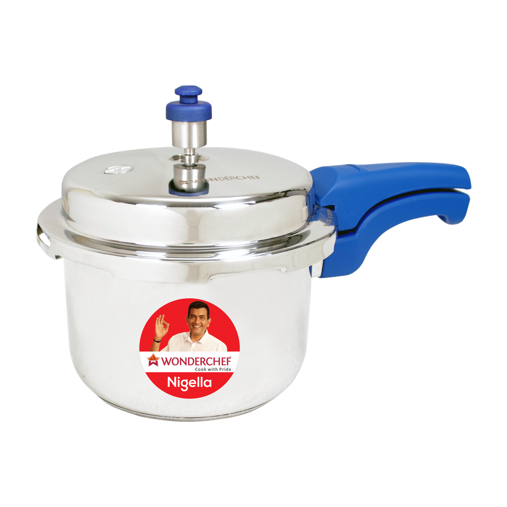 Wonderchef Nigella Pressure Cooker Blue 3L