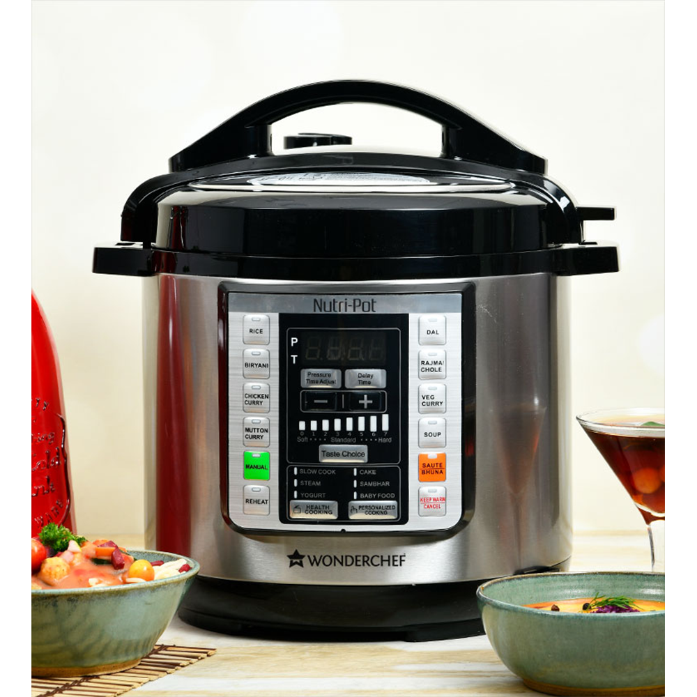 Wonderchef Nutri-Pot 6L automatic programmable electric cooker, 7 in 1
