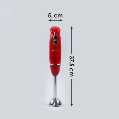 Hand Blender Crimson Edge, Detachable Shaft, 400W, Red